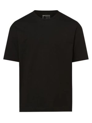 Zdjęcie produktu Drykorn T-shirt męski Mężczyźni Bawełna czarny jednolity,