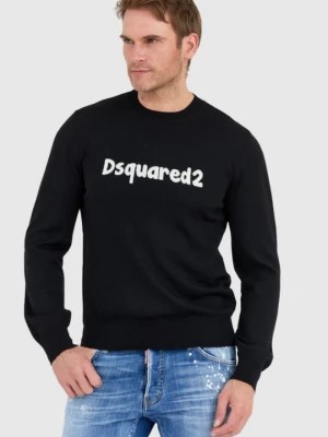 Zdjęcie produktu DSQUARED2 Czarny sweter męski cartoon pullover