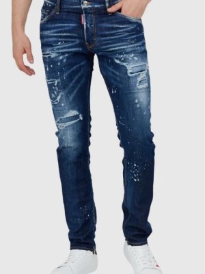 Zdjęcie produktu DSQUARED2 Granatowe jeansy męskie cool guy jean