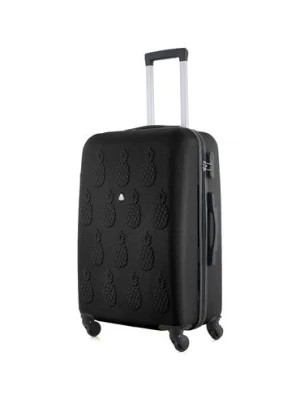 Zdjęcie produktu Duża twarda walizka (80 L ) czarna - 70x44x30 cm Semi Line