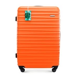 Zdjęcie produktu Duża walizka z zawieszką pomarańczowa Wittchen