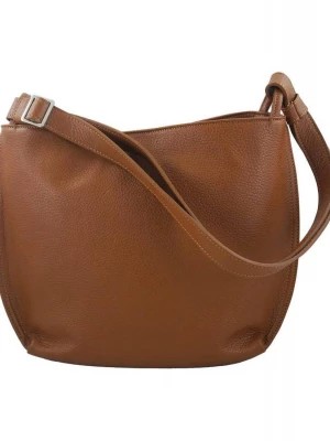 Zdjęcie produktu Duże torby damskie na ramię - Barberini's - Brązowa jasna Merg