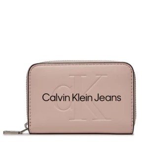 Zdjęcie produktu Duży Portfel Damski Calvin Klein Jeans Sculpted Med Zip Around Mono K60K607229 Pale Conch TFT