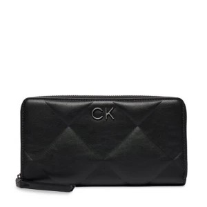 Zdjęcie produktu Duży Portfel Damski Calvin Klein Re-Lock Quilt Za Wallet Lg K60K610774 Ck Black BEH