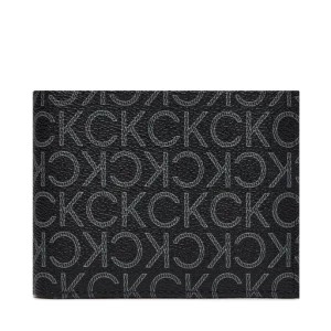 Zdjęcie produktu Duży Portfel Męski Calvin Klein Ck Must Mono Bifold 5Cc W/Coin K50K511671 Classic Mono Black 0GJ