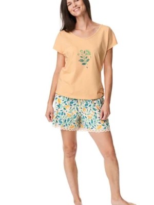 Zdjęcie produktu Dwuczęściowa letnia piżama damska o luźnym kroju key