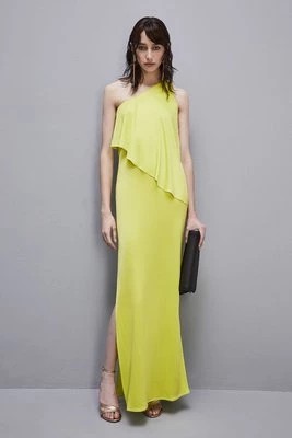 Zdjęcie produktu Dżersejowa sukienka z falbaną i detalami Fly PATRIZIA PEPE
