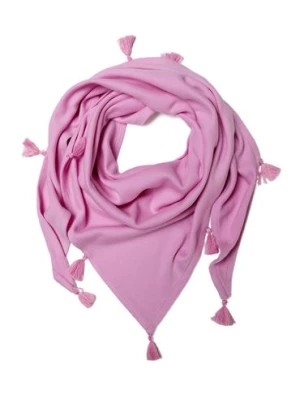 Zdjęcie produktu Dzianinowa różowa apaszka pod szyję dla dziewczynki - 5.10.15.