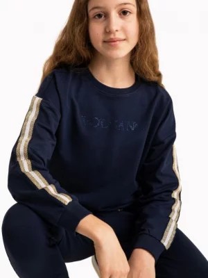 Zdjęcie produktu Dziewczęca bluza z aplikacjami z koralików B-NINO JUNIOR Volcano