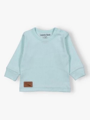 Zdjęcie produktu Dziewczęca bluzka niemowlęca z dzianiny prążkowej Lagarto Verde