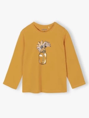 Zdjęcie produktu Dziewczęca bluzka z długim rękawem - kwiatki 5.10.15.