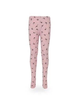 Zdjęcie produktu Dziewczęce legginsy różowe we flamingi TUP TUP