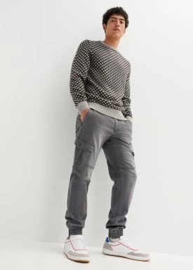 Zdjęcie produktu Dżinsy dresowe Regular Fit Straight z kieszeniami z boku nogawki bonprix