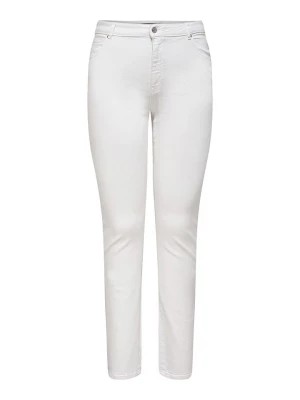 Zdjęcie produktu Carmakoma Dżinsy - Slim fit - w kolorze białym rozmiar: 54/L32