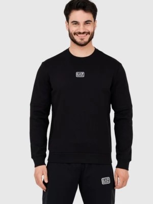 Zdjęcie produktu EA7 Czarna bluza męska z naszywką z logo EA7 Emporio Armani