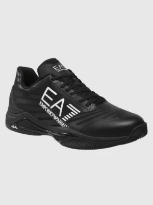 Zdjęcie produktu EA7 Czarne sneakersy męskie z białym logo EA7 Emporio Armani