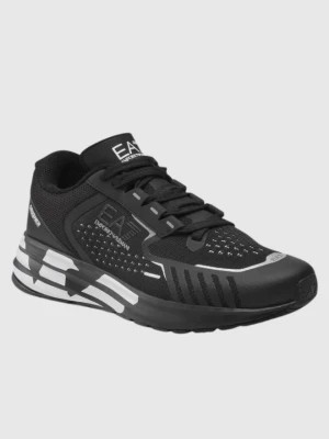Zdjęcie produktu EA7 Czarne sneakersy męskie z białym logo EA7 Emporio Armani