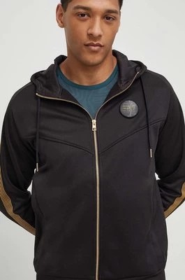 Zdjęcie produktu EA7 Emporio Armani bluza męska kolor czarny z kapturem wzorzysta