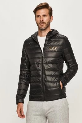 Zdjęcie produktu EA7 Emporio Armani kurtka puchowa męska kolor czarny przejściowa