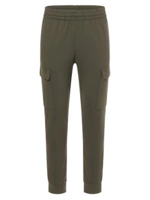 Zdjęcie produktu EA7 Emporio Armani Męskie spodnie dresowe Mężczyźni Bawełna zielony jednolity,