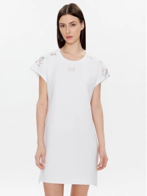 Zdjęcie produktu EA7 Emporio Armani Sukienka codzienna 3RTA54 TJLQZ 1100 Biały Regular Fit