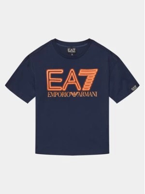 Zdjęcie produktu EA7 Emporio Armani T-Shirt 3DBT57 BJ02Z 1554 Granatowy Regular Fit