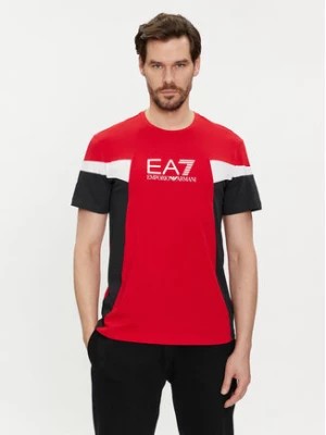 Zdjęcie produktu EA7 Emporio Armani T-Shirt 3DPT10 PJ02Z 1461 Czerwony Regular Fit
