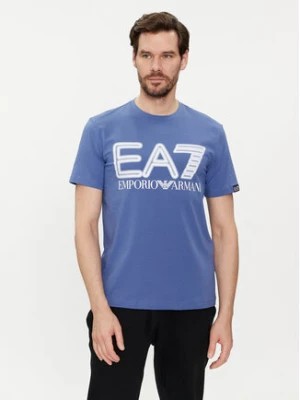 Zdjęcie produktu EA7 Emporio Armani T-Shirt 3DPT37 PJMUZ 1557 Niebieski Regular Fit