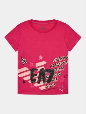 Zdjęcie produktu EA7 Emporio Armani T-Shirt 6RFT06 FJDZZ 1419 Różowy Regular Fit