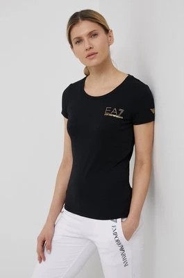 Zdjęcie produktu EA7 Emporio Armani T-shirt 8NTT65.TJDQZ damski kolor czarny