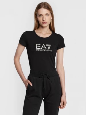 Zdjęcie produktu EA7 Emporio Armani T-Shirt 8NTT66 TJFKZ 0200 Czarny Slim Fit