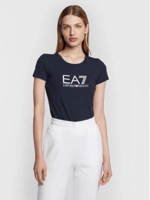 Zdjęcie produktu EA7 Emporio Armani T-Shirt 8NTT66 TJFKZ 1554 Granatowy Slim Fit