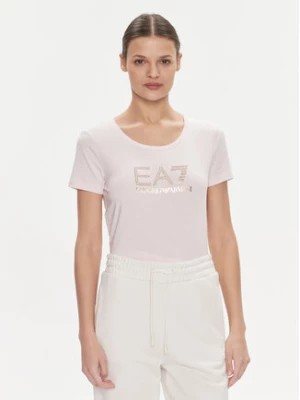 Zdjęcie produktu EA7 Emporio Armani T-Shirt 8NTT67 TJDQZ 1422 Różowy Skinny Fit