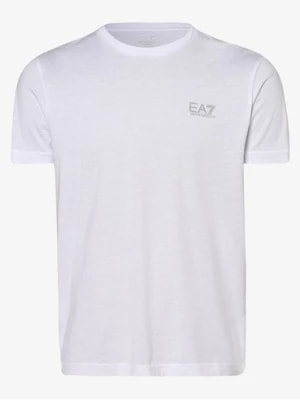 Zdjęcie produktu EA7 Emporio Armani T-shirt męski Mężczyźni Dżersej biały nadruk,