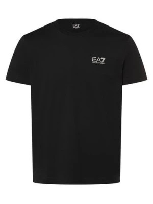 Zdjęcie produktu EA7 Emporio Armani T-shirt męski Mężczyźni Dżersej niebieski nadruk,