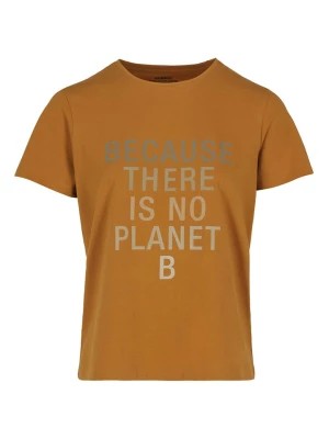 Zdjęcie produktu Ecoalf Koszulka "Becaus" w kolorze musztardowym rozmiar: L