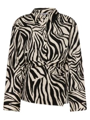 Zdjęcie produktu EDITED Bluzka damska Kobiety Bawełna beżowy|czarny wzorzysty,