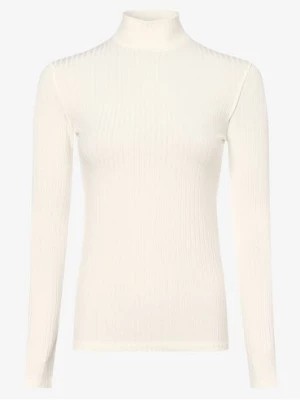 Zdjęcie produktu EDITED Damska koszulka z długim rękawem Kobiety Dżersej biały jednolity,