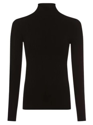 Zdjęcie produktu EDITED Damska koszulka z długim rękawem Kobiety Dżersej czarny jednolity,