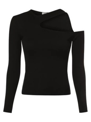 Zdjęcie produktu EDITED Damska koszulka z długim rękawem - Vincenta Kobiety Bawełna czarny jednolity,