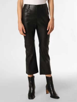Zdjęcie produktu EDITED Spodnie Kobiety Sztuczna skóra czarny jednolity,