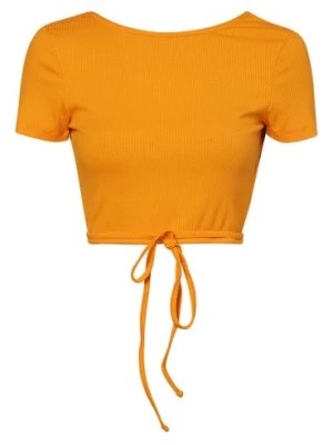 Zdjęcie produktu EDITED T-shirt damski Kobiety wiskoza pomarańczowy jednolity,