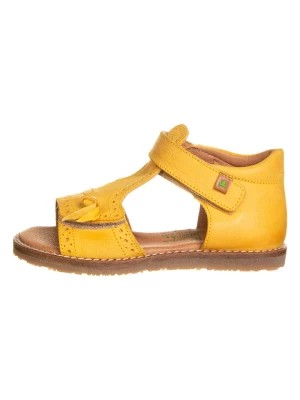 Zdjęcie produktu El Naturalista Skórzane sandały "Atenas" w kolorze żółtym rozmiar: 28