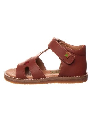 Zdjęcie produktu El Naturalista Skórzane sandały w kolorze brązowym rozmiar: 29