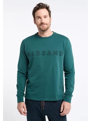 Zdjęcie produktu ELBSAND Koszulka "Henrik" w kolorze ciemnozielonym rozmiar: XXL