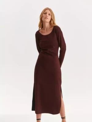 Zdjęcie produktu Elegancka sukienka z rocięciem na boku TOP SECRET