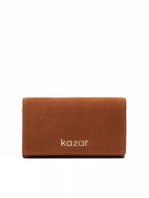 Zdjęcie produktu Elegancki skórzany portfel w kolorze średniego brązu Kazar