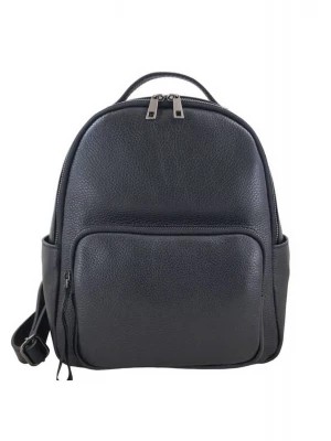 Zdjęcie produktu Eleganckie plecaki skórzane - Czarne Merg