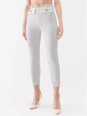 Zdjęcie produktu Elisabetta Franchi Spodnie materiałowe PA-080-32E2-V350 Biały Slim Fit