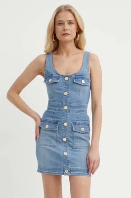 Zdjęcie produktu Elisabetta Franchi sukienka jeansowa kolor niebieski mini dopasowana AJ36S41E2